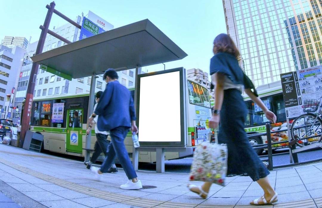 BUSSTOPS - バス停デザイン Cityscape 東京デジタルセット（バス停サイネージ
